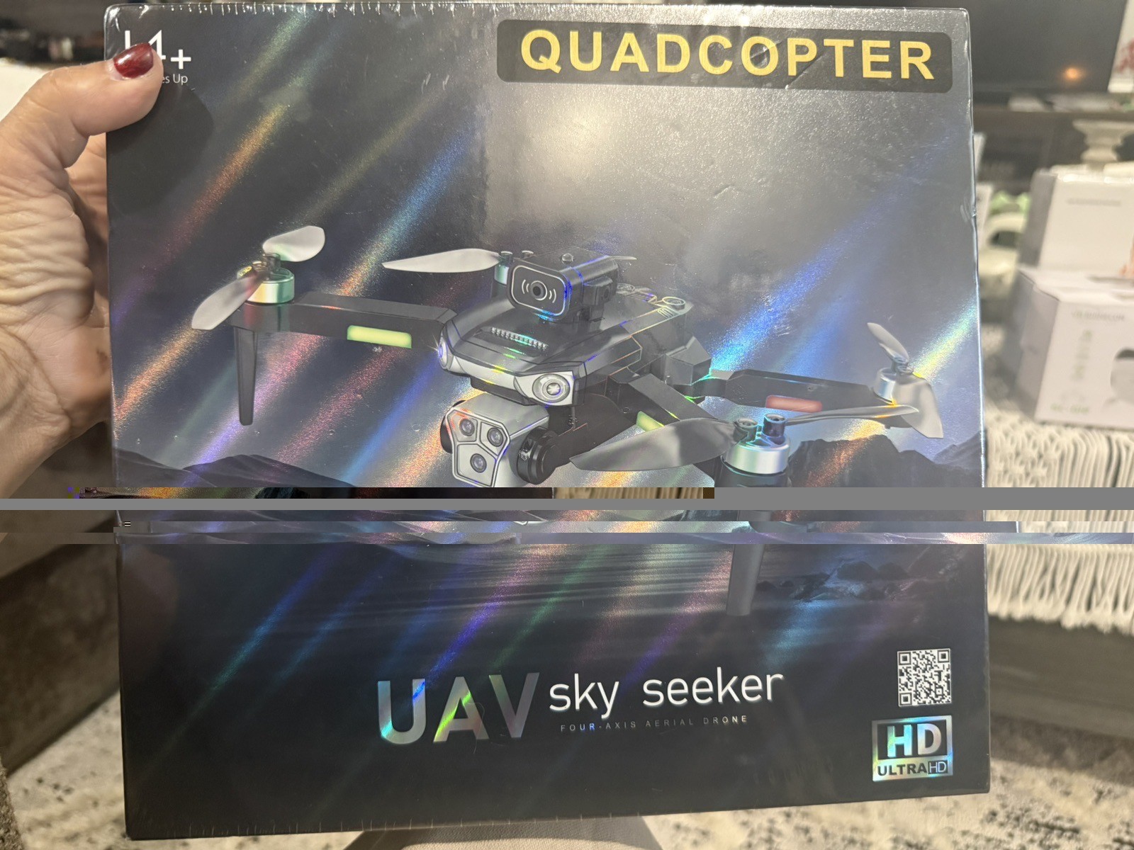 DMES SMS MAX UAV Sky Seeker P19 Quadcopter Drone 4K HD Camera Obstacle Avoidance