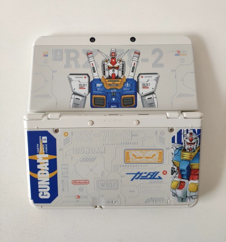 Gundam RX-78-2 Themed Replacement Front & Back Plates for Nintendo New 3DS shell