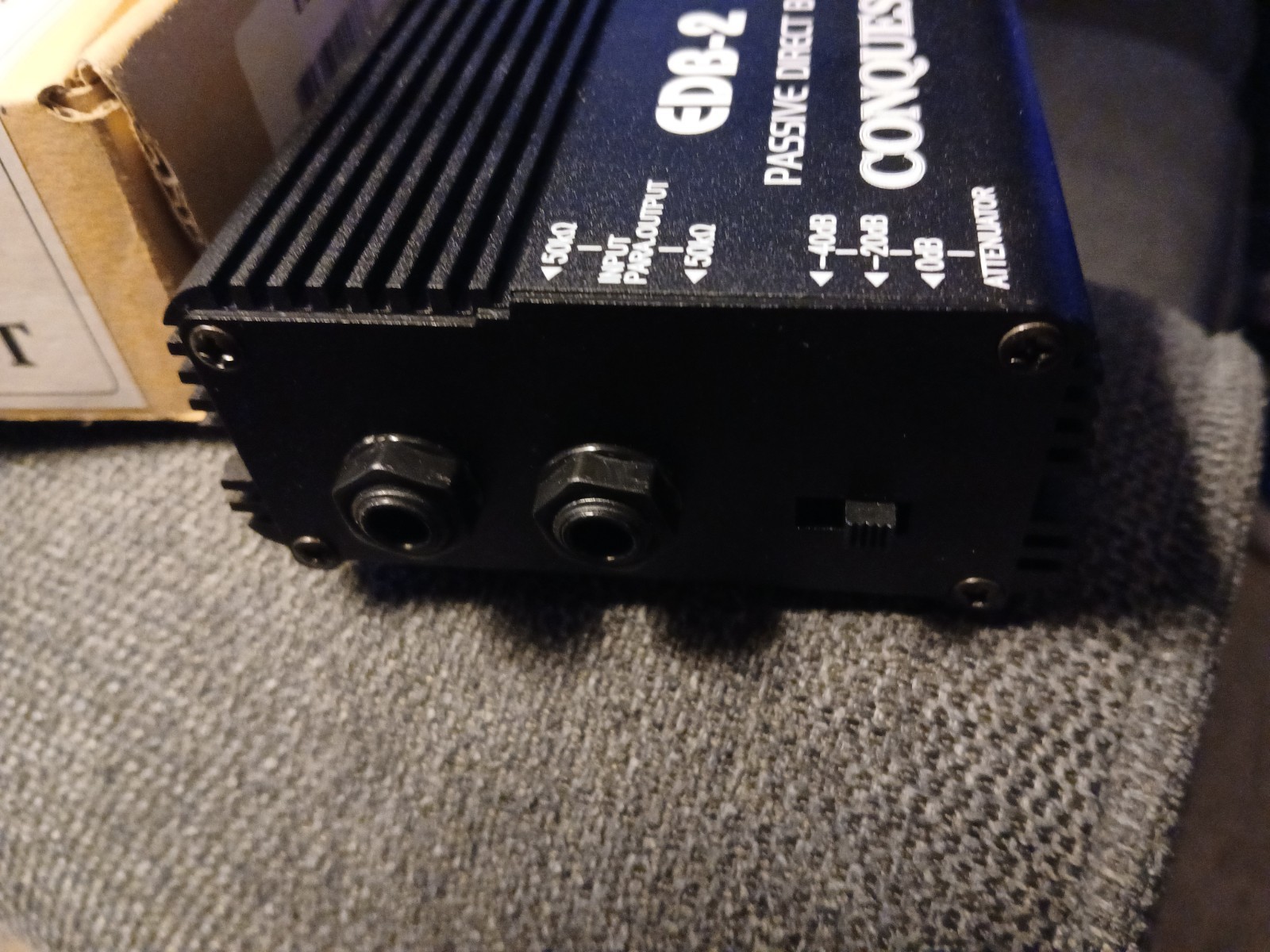 Conquest EDB-2 Passive Direct Box DI, Model EDB-2