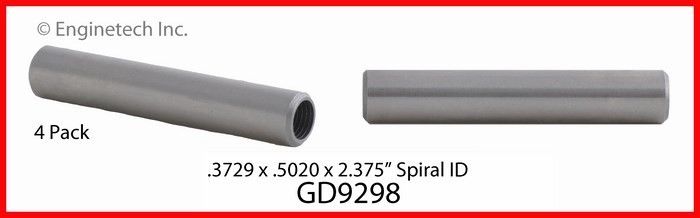 Enginetech GD9298 Engine Valve Guide 4 Pack for Domestic and Import Engines