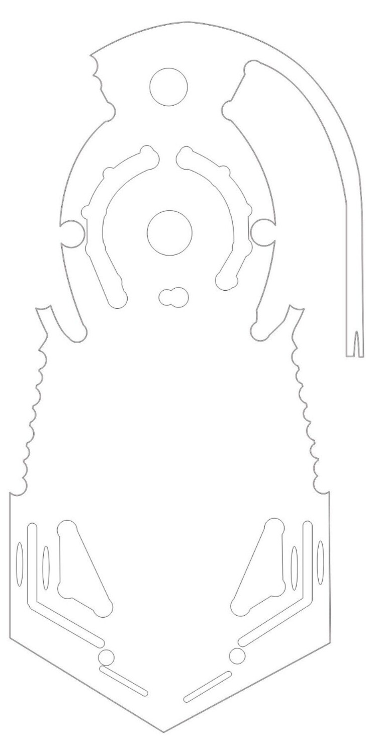 Playfield Protector for Bally - Flicker & Boomerang Pinball Machine
