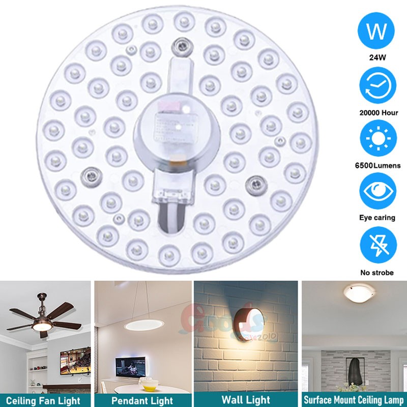 6500LM LED Ceiling Light Replacement Light Engine Retrofit kit Ceiling Fan Light