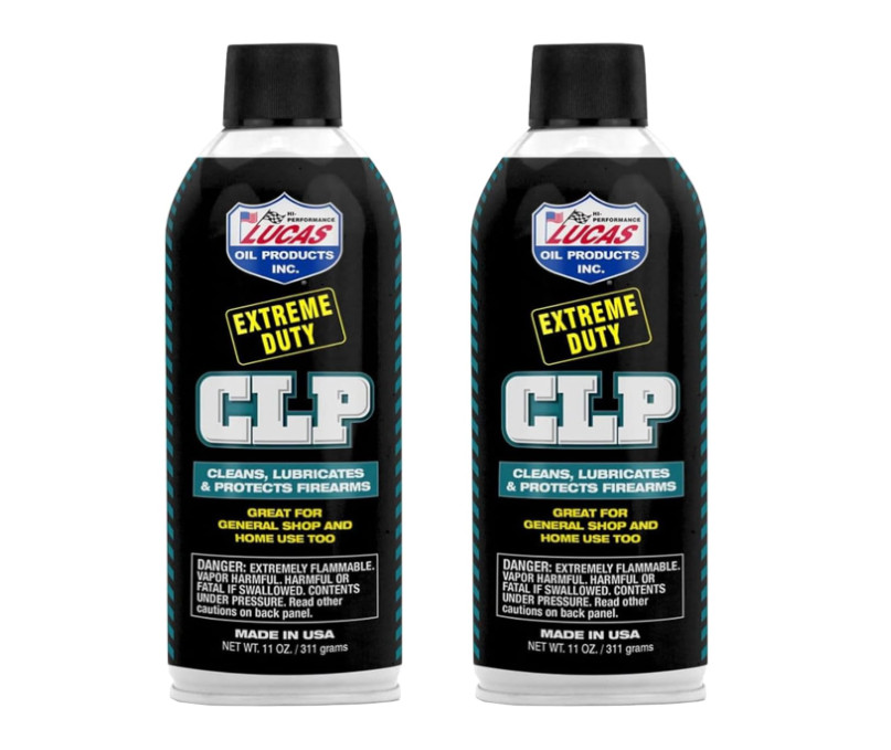 Lucas Oil 10916 Extreme Duty CLP Gun Cleaner Lubricate 11 oz. Aerosol (2 Pack)