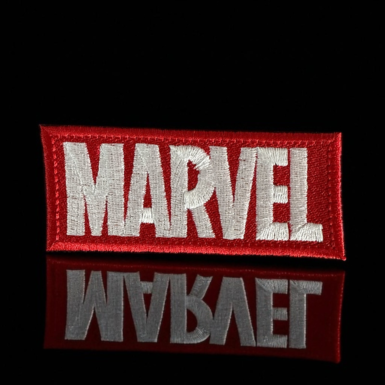 Marvel Logo Embroidery Patch 2" X 4" - 2.5" X 6" - 3.4" X 8.00"