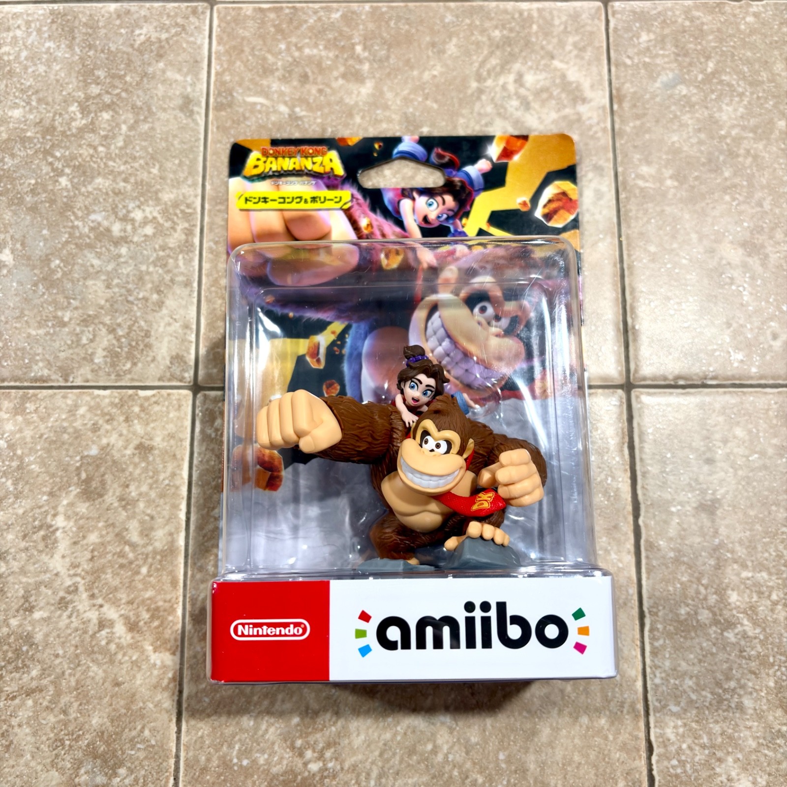 Official Nintendo Donkey Kong & Pauline Amiibo Figure DK Bananza Series NEW