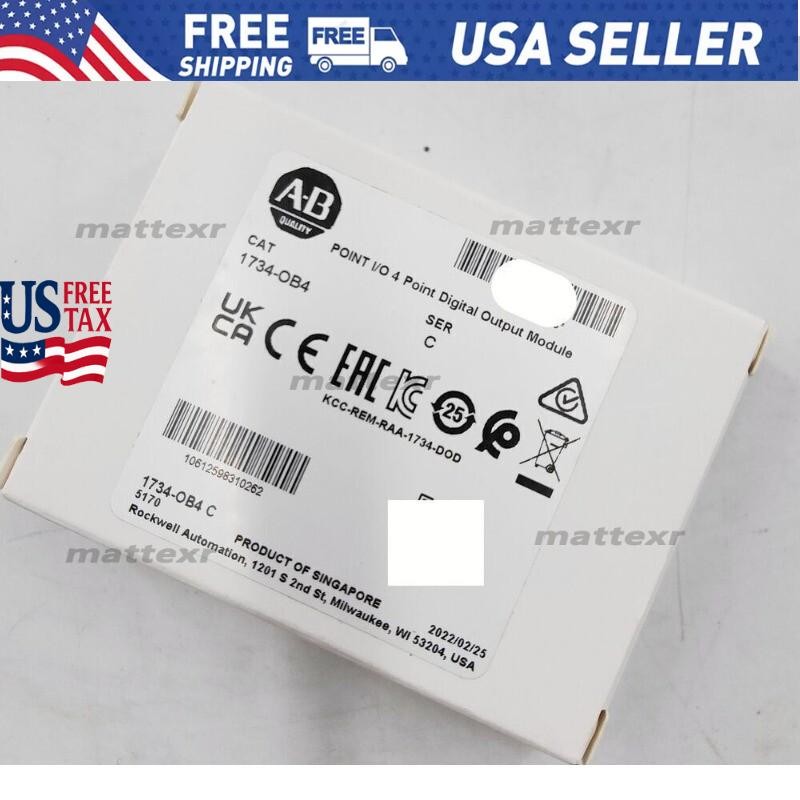 NEW Allen-Bradley 1734-OB4 POINT I/O 4 Point Digital Output Module US Free Tax