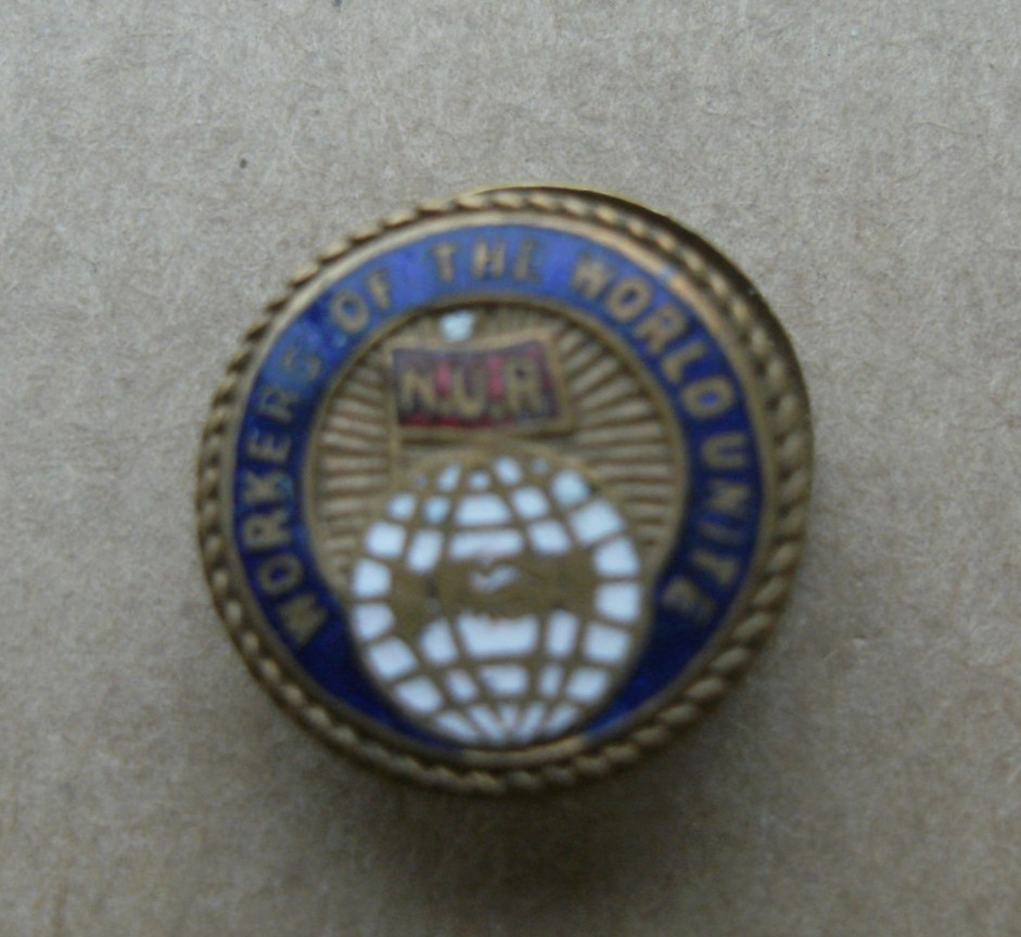 Trade Union Badge - NUR National Union Of Railwaymen (Shop Ref A2.3)
