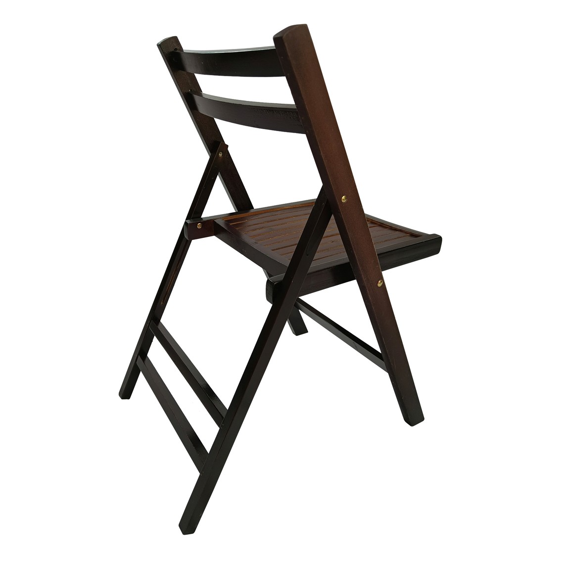 Set of 4 Folding Chair Event Chair Furniture Slatted Wood Cherry