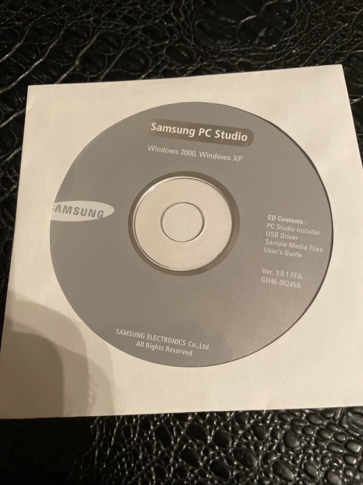 CD New Samsung PC Studio Installer Windows 2000 - XP - VISTA