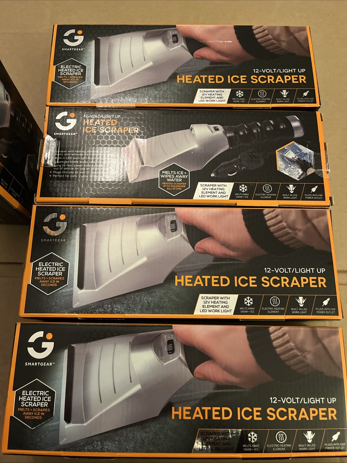 SmartGear New Heated Ice Scraper 12-Volt/Light Up. Free Shipping!