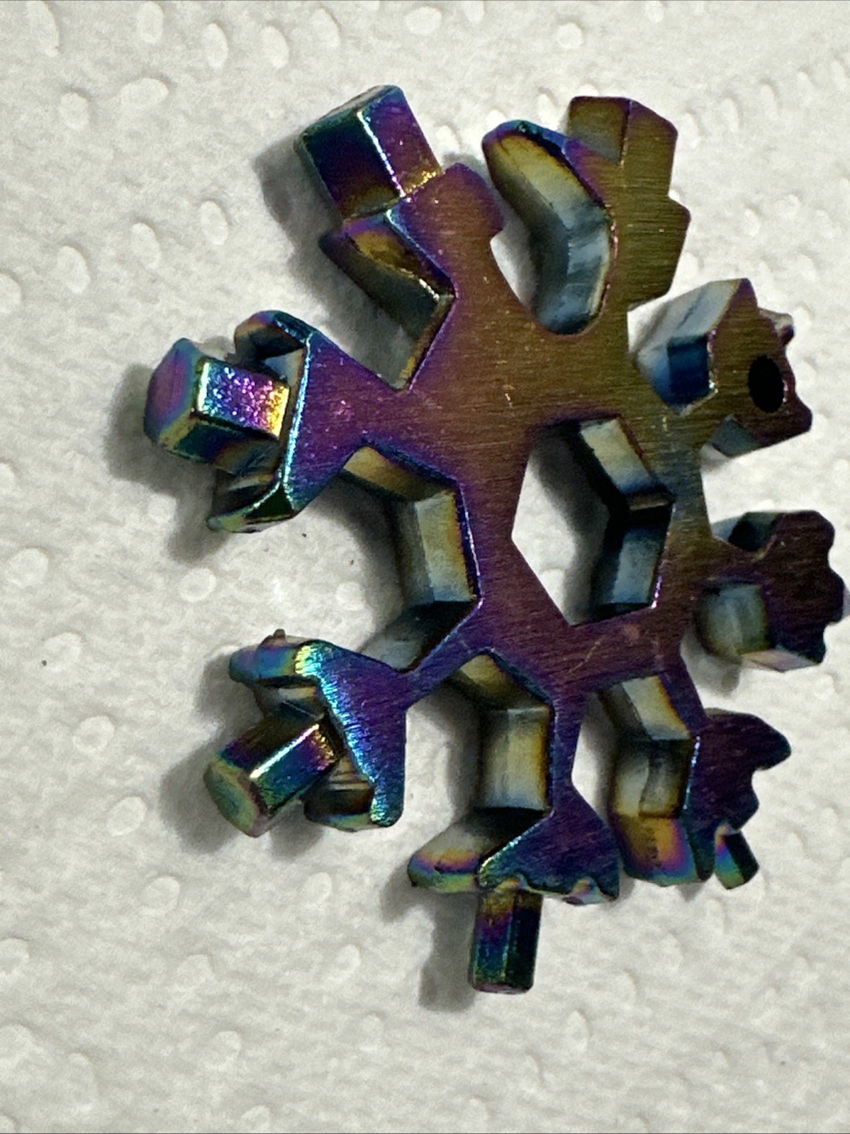 2x Snowflake Multi Tool metalic - stocking filler - fun gift