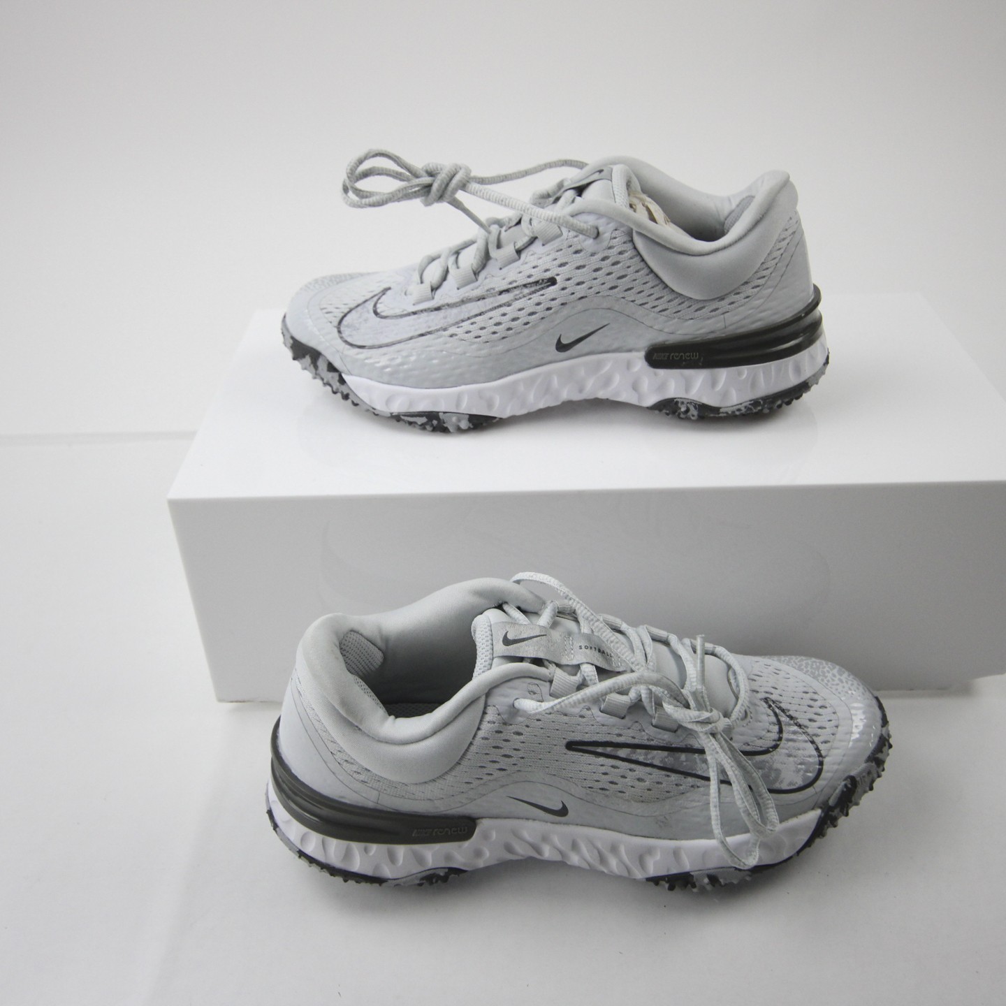 Nike Alpha Huarache Softball Cleat Women's Gray New without Box Multiple Sizes
