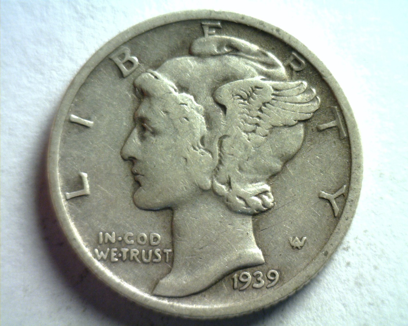 1939-S MERCURY DIME VERY FINE / EXTRA FINE VF/XF VERY FINE /EXTREMELY FINE VF/EF