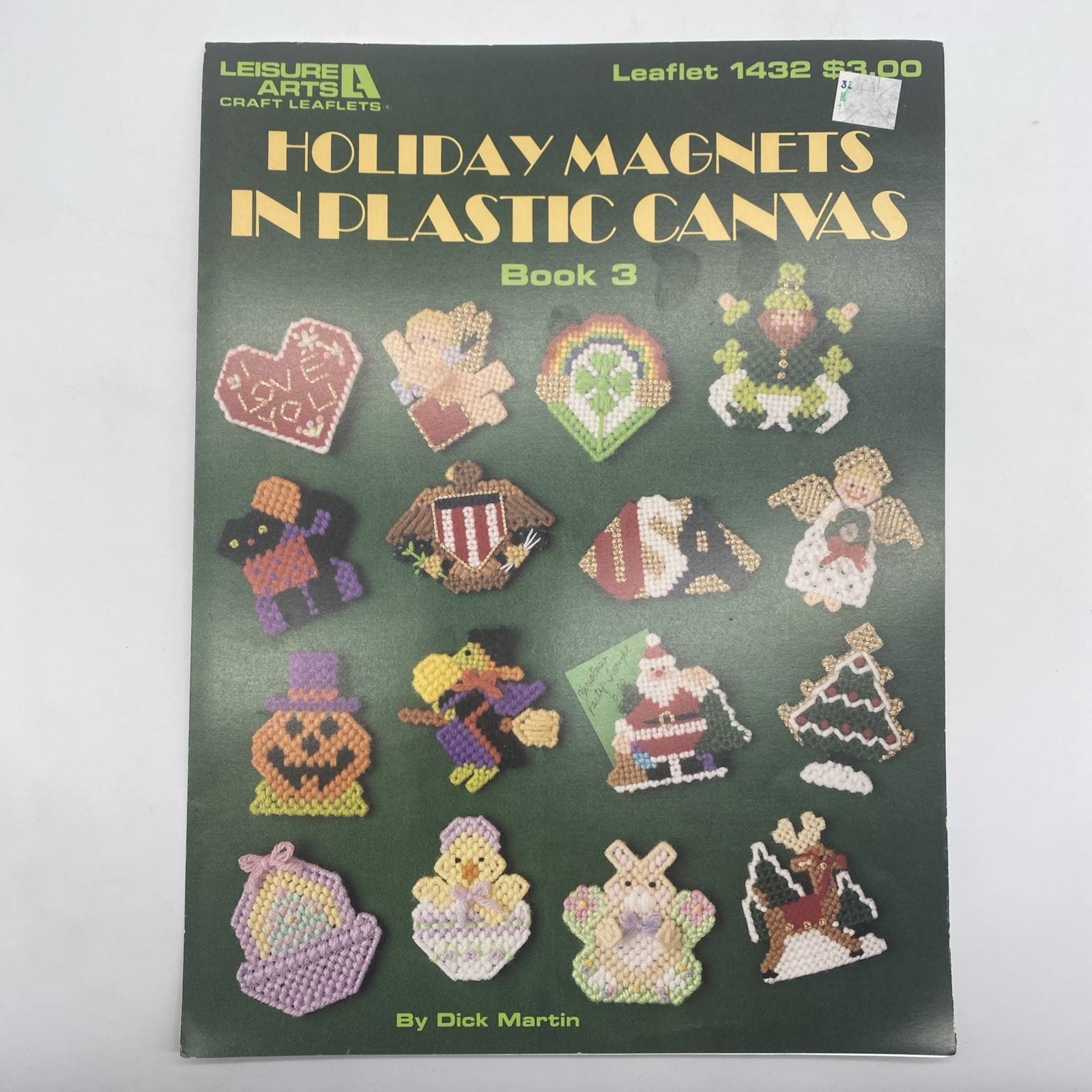 Leisure Arts Holiday Magnets Book 3 Cross Stitch Pattern Booklet