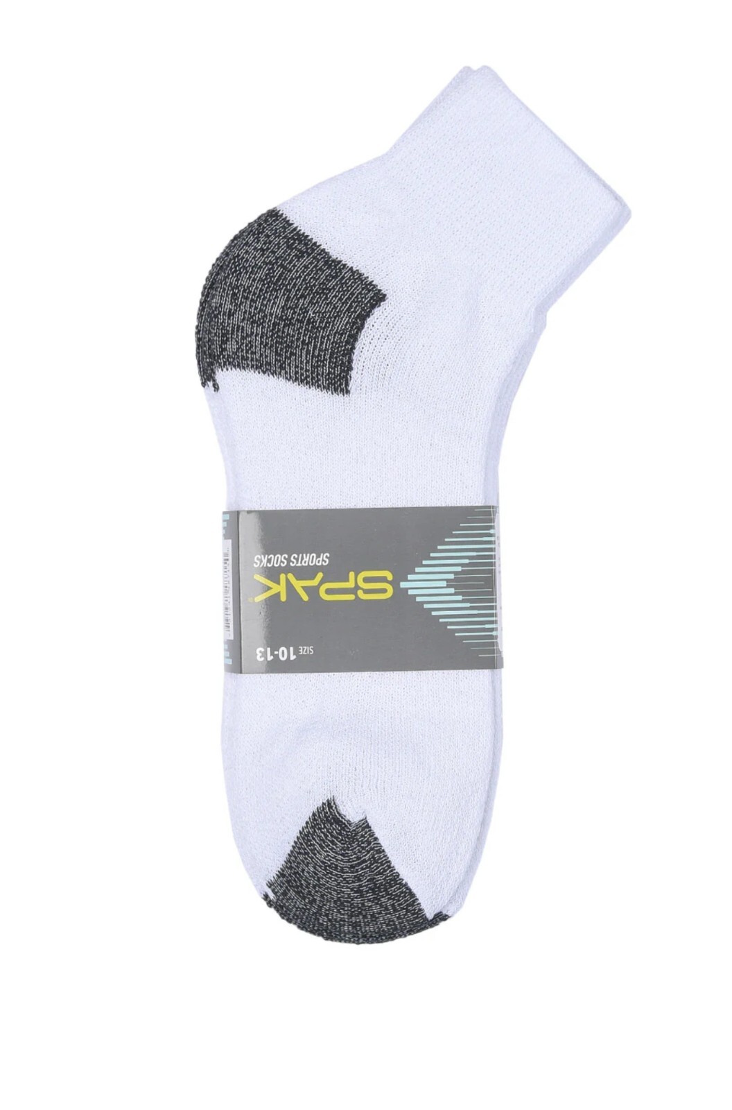 New Men's 12 Pairs Sports White Gray Ankle Quarter Crew Socks Cotton Size 10-13