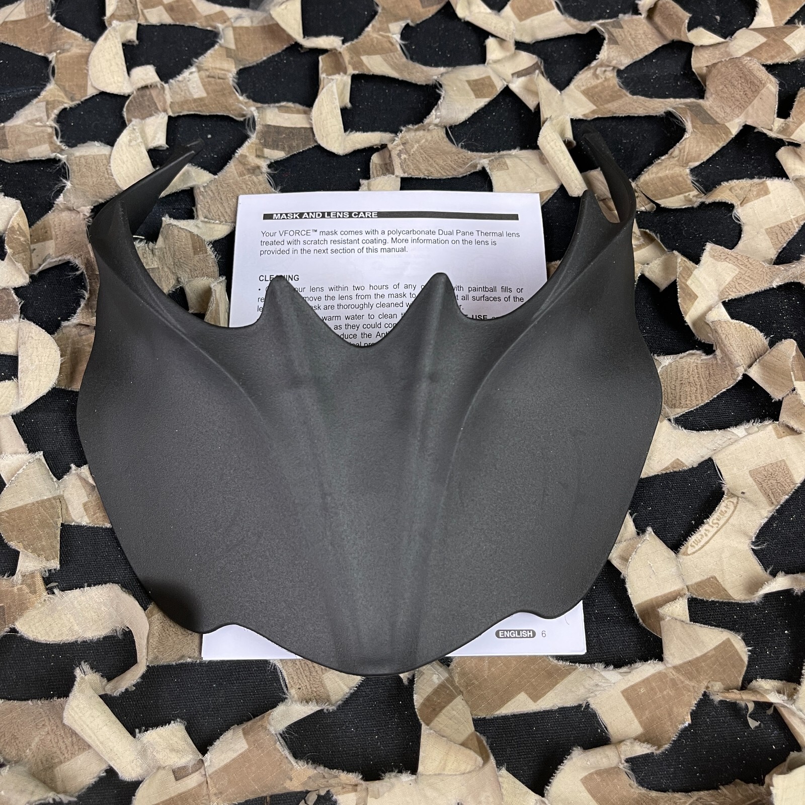 NEW V-Force Profiler Paintball Mask - Charcoal (Shark)