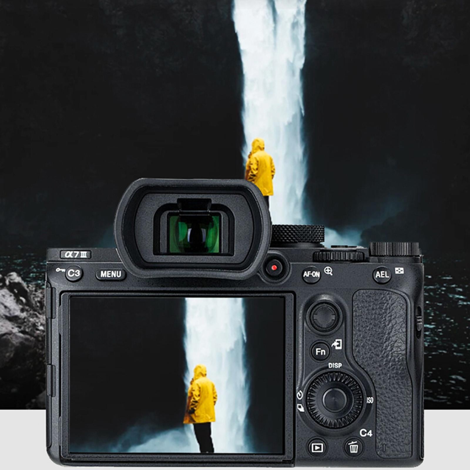 Soft Silicone Camera Eyecup Viewfinder Protector For Sony A7 A7II A7III Camera x