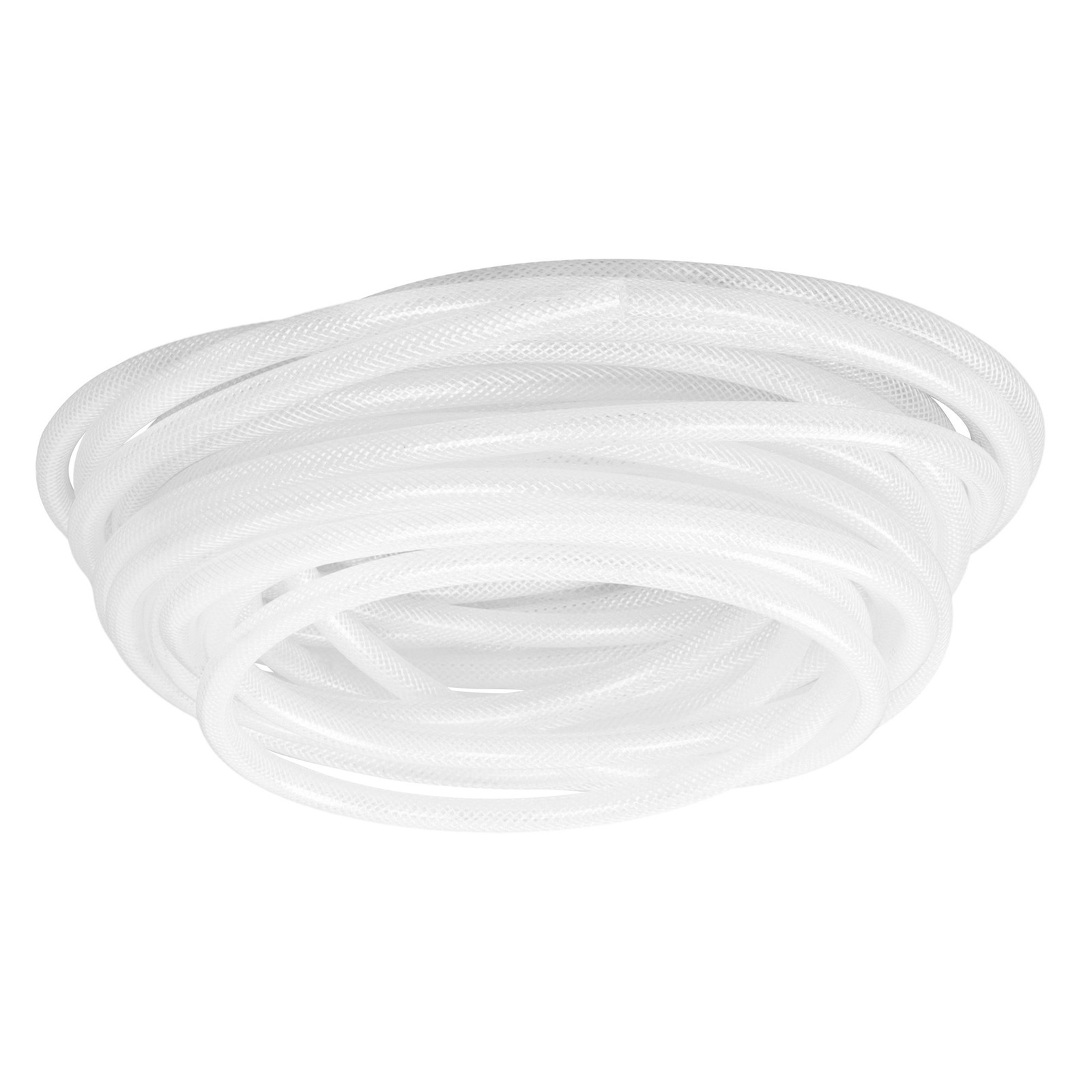 High Pressure 50 Ft Braided Clear PVC Tube Vinyl Tubing 1/4" × 7/16" 15 Bar
