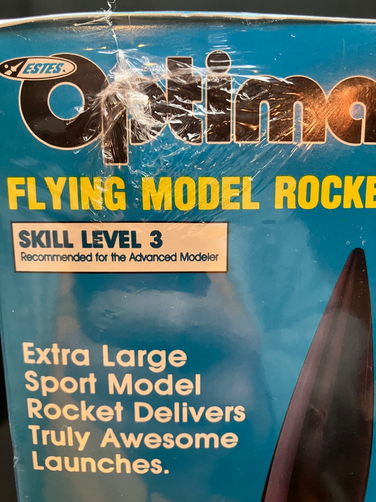 Estes 1st Issue Optima #2035 Flying Model Rocket Kit In Shrink Wrap - Pristine
