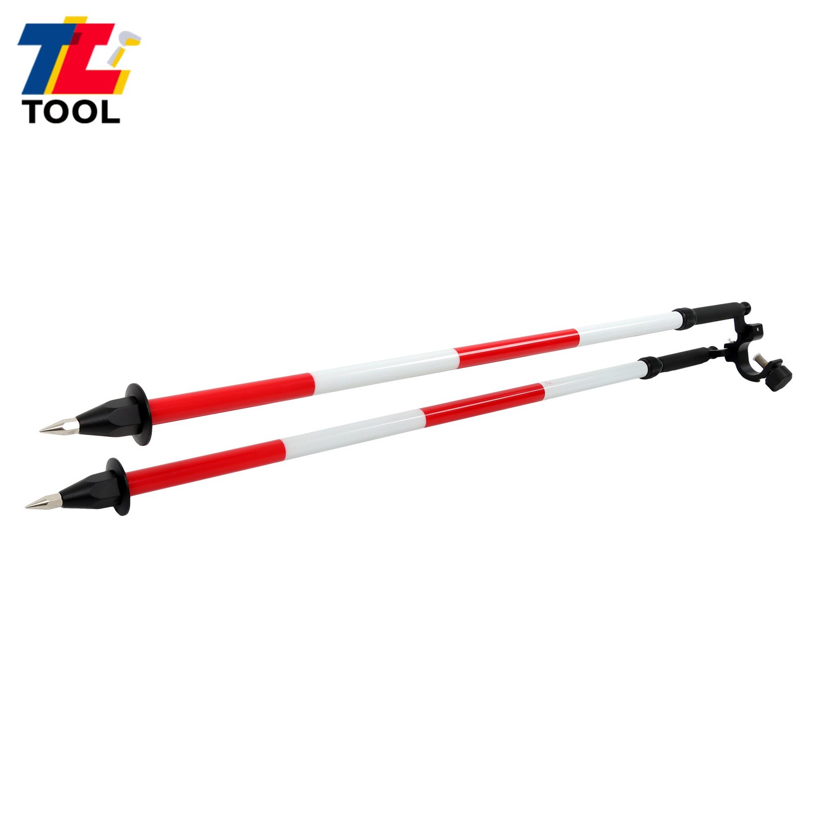 Heavy-Duty Survey Bipod Aluminum, Anti-Crush Head for GPS Pole Clamp