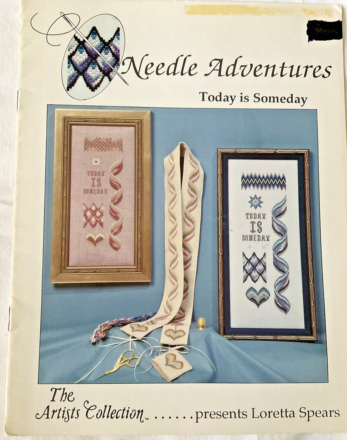 Loretta Spears Needlepoint Chart Adventures Today is Someday OOP Preowned