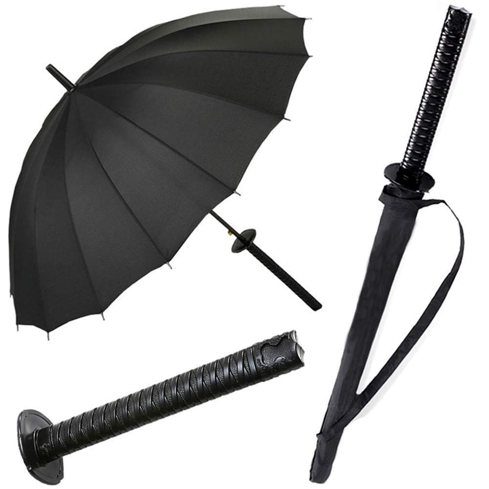 Timiwis Samurai Umbrella Creative Semi-Automatic Katana,Gifts For Cosplay Dec...