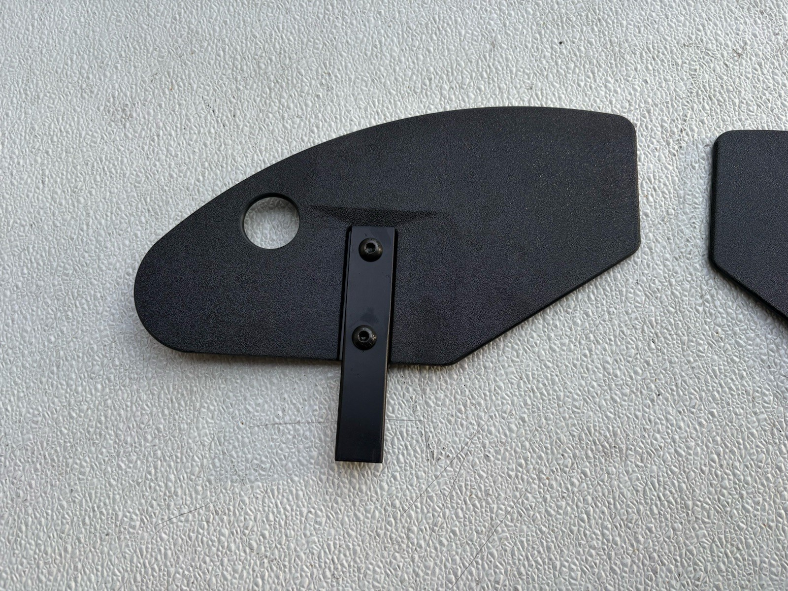 Quickie Wheelchair side guards with mounting brackets. Pair.