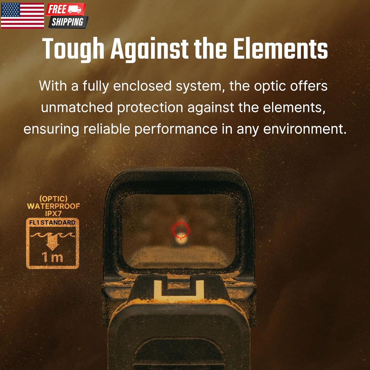 SE Enclosed Micro Reflex Sight – 2 MOA Dot & 32 MOA Circle Dual Reticle, Rmsc/K