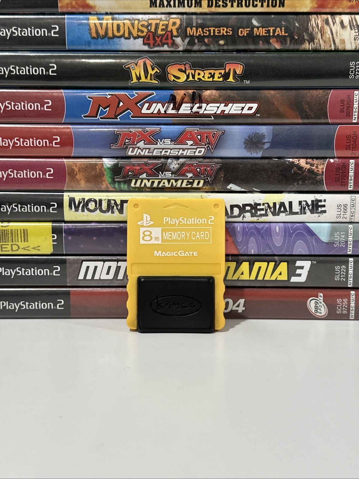 Sony PlayStation 2 Memory Card PS2 Genuine Official MagicGate 8MB SCPH-10020