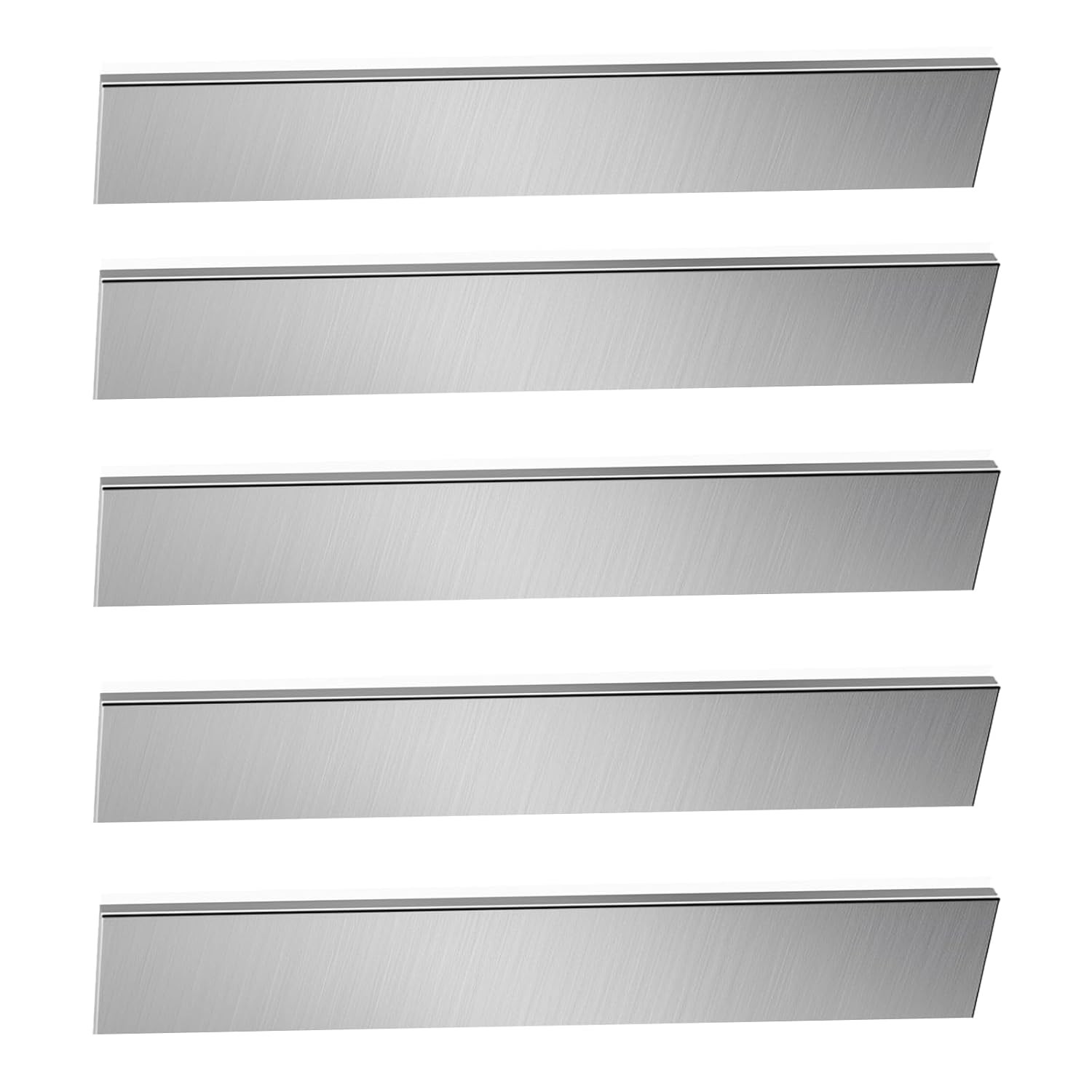 5 Pack 15N20 Steel for Knife Making - 12"x1.5"x1/8" 15N20 Steel Flat Stock Knife