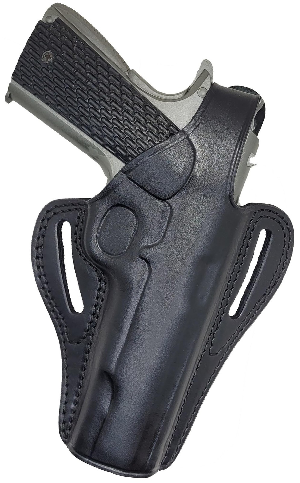 Leather 1911 Holster - OWB 1911 Holsters 5 inch - 1911 Pancake Holster - fits...