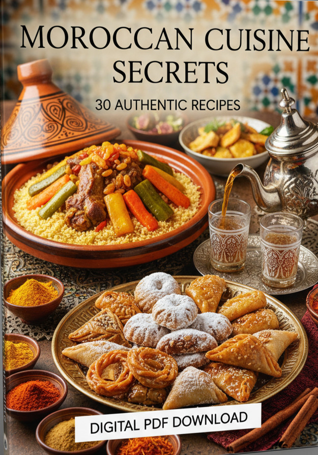 Moroccan Cuisine Secrets: Step-by-Step Cooking Guide - Digital PDF Version