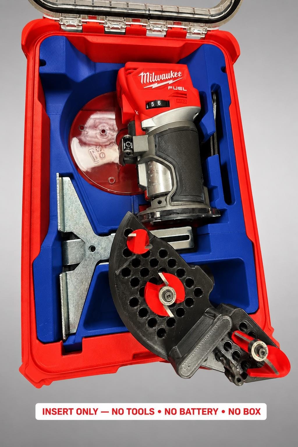 Milwaukee Packout Insert for M18 Fuel Compact Router | 3D Printed Organizer