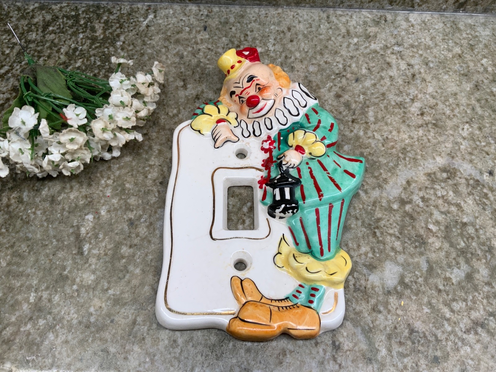 Vintage Circus Clown Yona Light Switch Cover