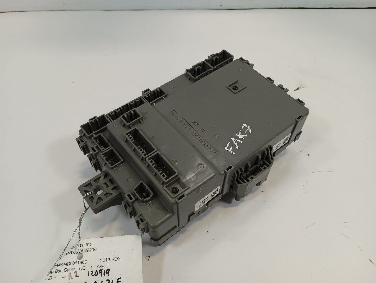 120919,BC7LFTX4A101  RDX 2013 Fuse Box Relay Box (11894332