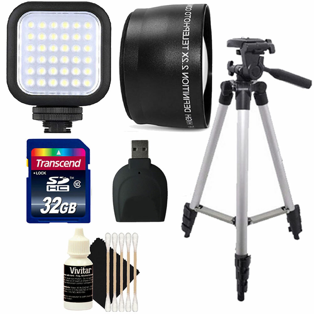 58mm Telephoto Lens Accessory Kit for CANON EOS Rebel T7i T6i Nikon D3500 D5600