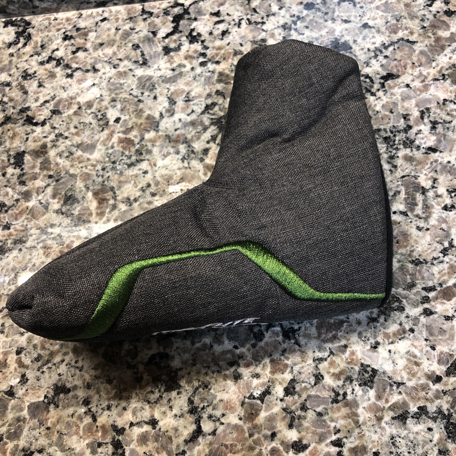 New Top Flite Gamer Blade Putter Head Cover Grey & Green