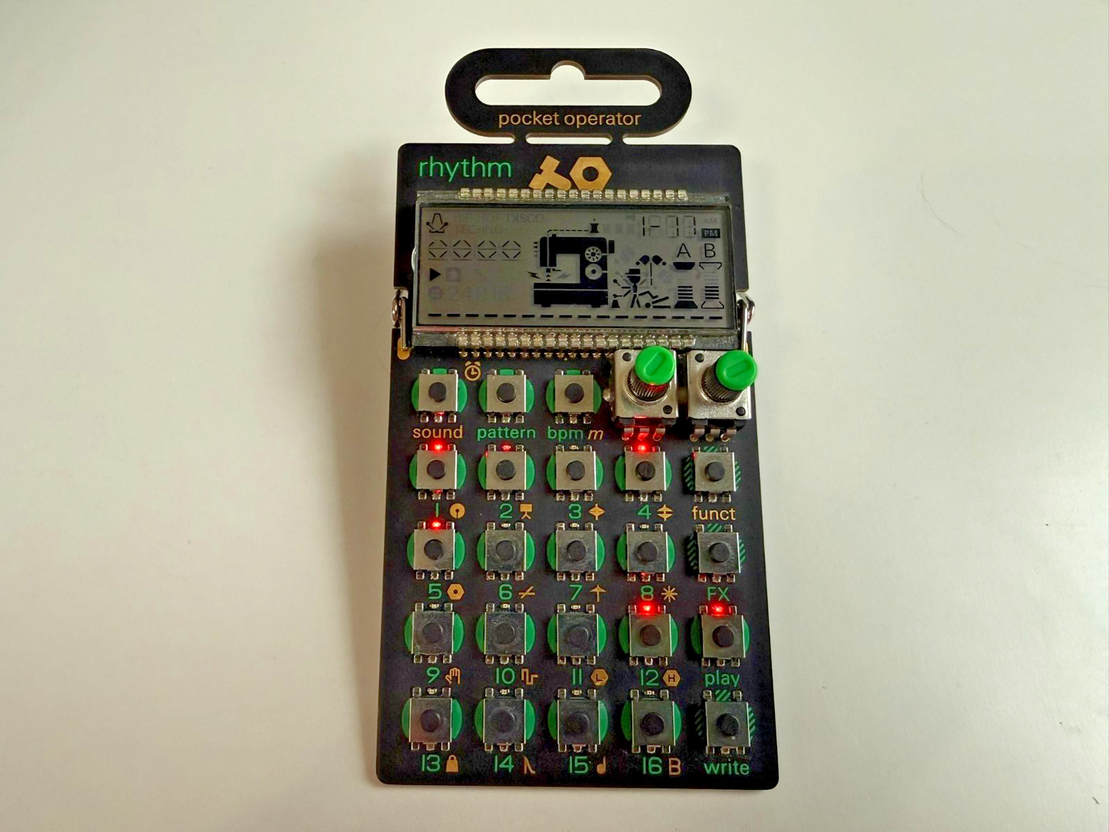Pocket Operator PO-12 Rhythm, Drum Machine and Sequencer
