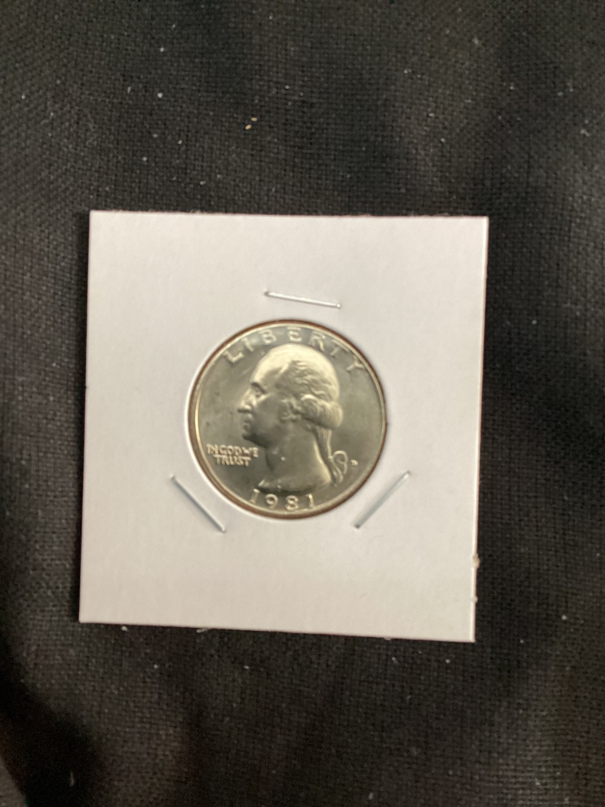1981 P Washington Quarter BU Free Shipping
