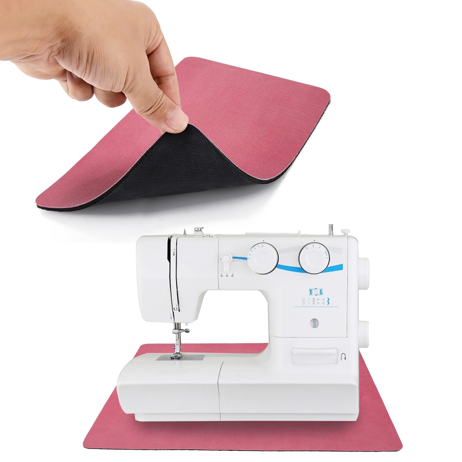 Sewing Machine Muffling Mat, Sewing Machine Non Slip Pad, 17" x 24", Rubber M...