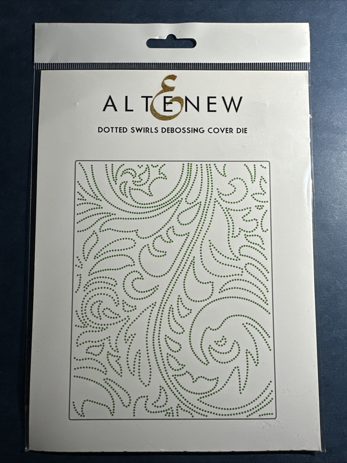 NEW! Altenew -DOTTED SWIRLS DEBOSSING COVER DIE - Adds Texture to background