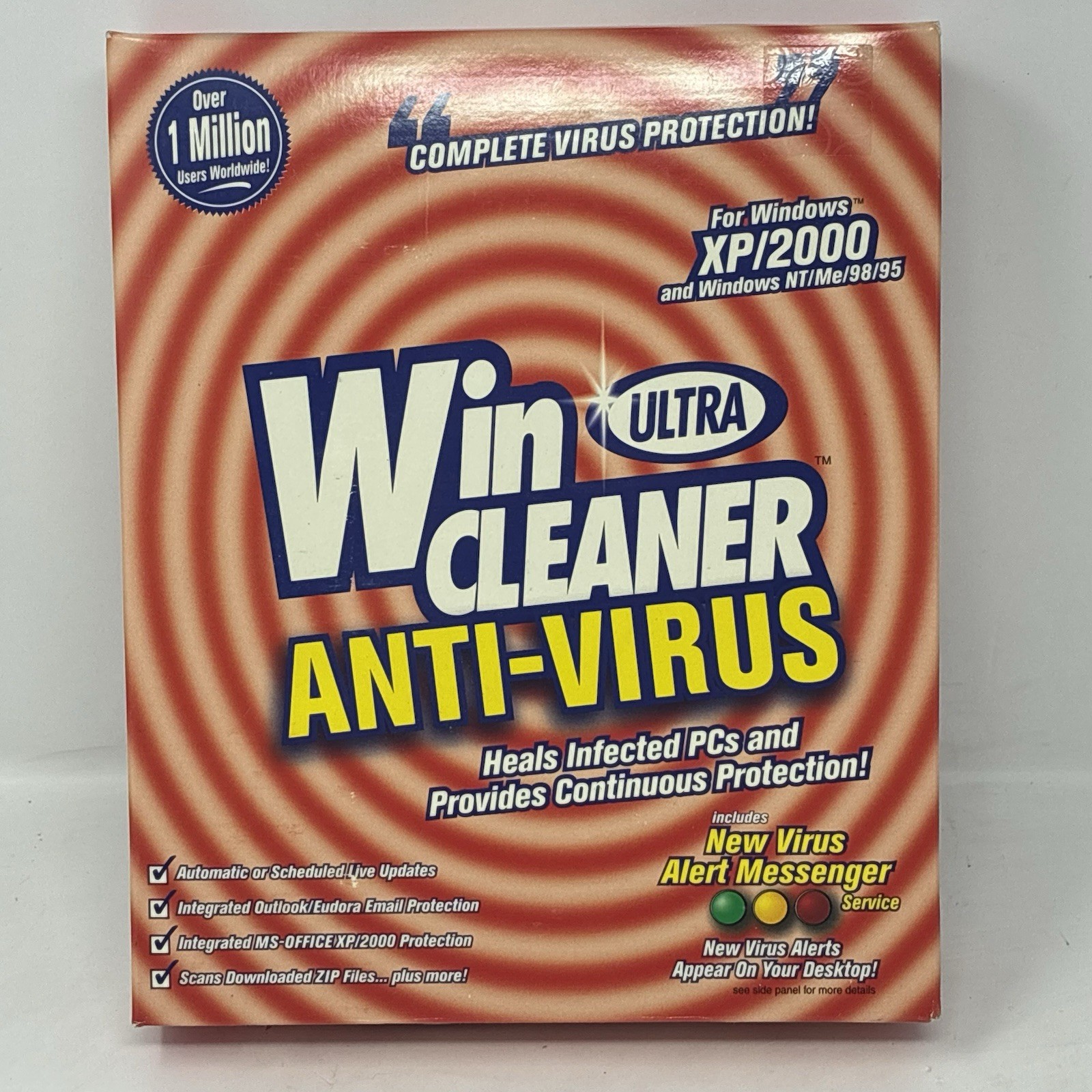 Ultra WinCleaner Antivirus PC  Software CD Windows XP 98 95 Full Retail Box