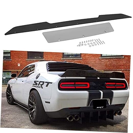 Bonbo Rear Wickerbill Spoiler Fits for Dodge Challenger 2008-2014 SRT RT SXT