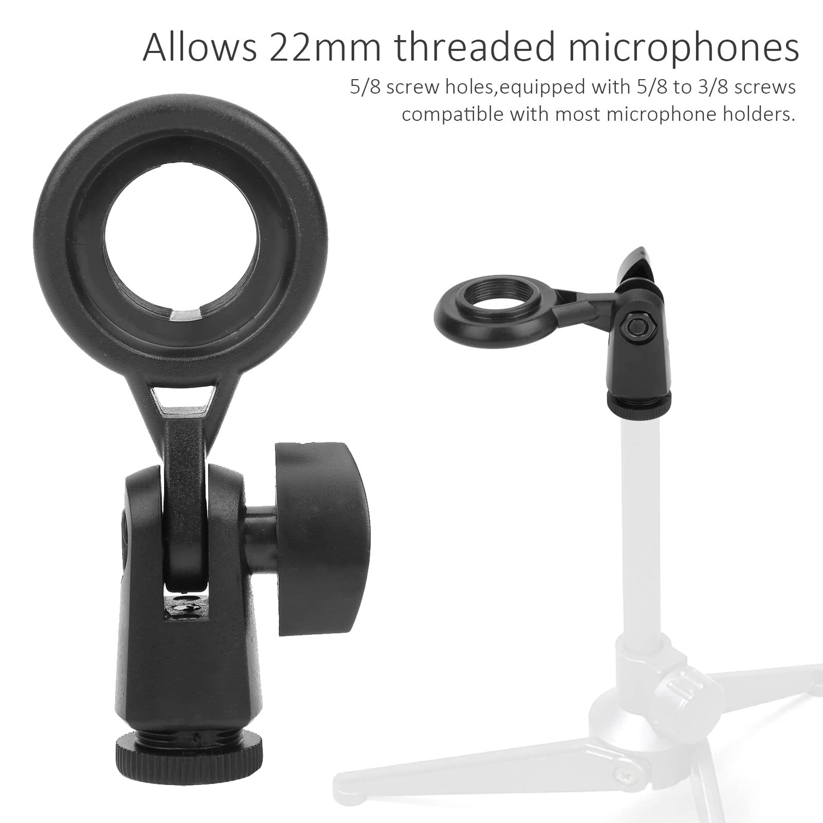 Microphone Holder with, Easy Install Removable for Recording Studio, Supports...