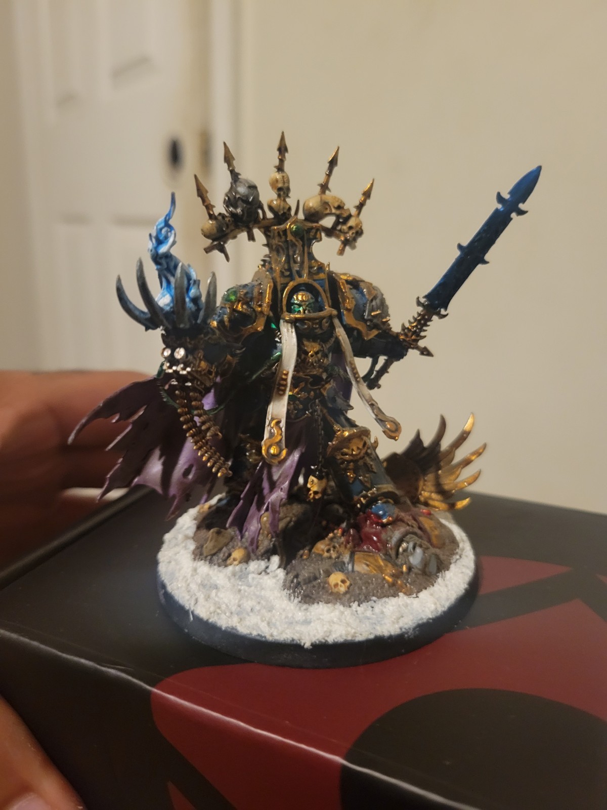 Warhammer 40k Thousand Sons Daemon Prince Painted and Based (#2026)