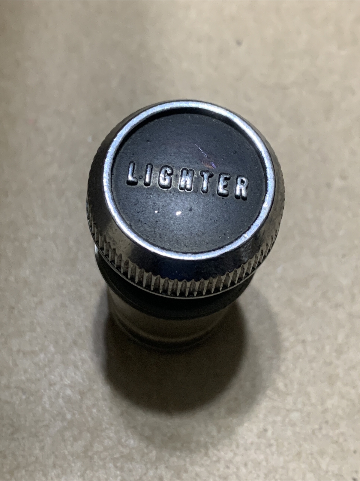 Casco 12V Cigarette Lighter Element Corvette Nova Black Top Chrome Letters