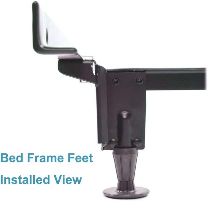Replace Wheels with These Sturdy Bed Frame Feet Replacement. Keep Bed from Movin