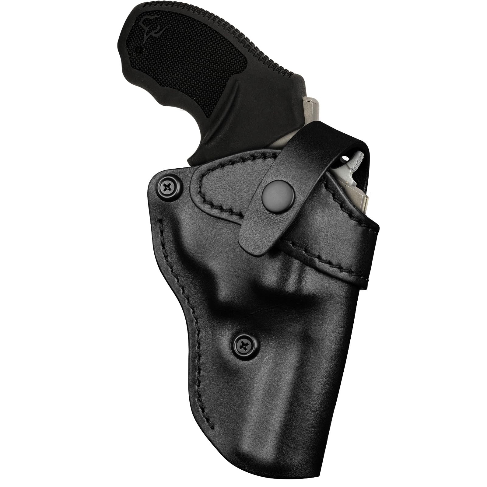 Premium OWB Leather Holster for Most .38 Special & J Frame Revolvers for Taur...