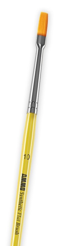 AMMO by MIG Brushes - 10 Synthetic Flat Brush