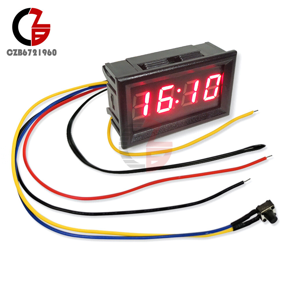 3 in 1 Car Electronic Meter Thermometer Digital Display Voltmeter led car clock